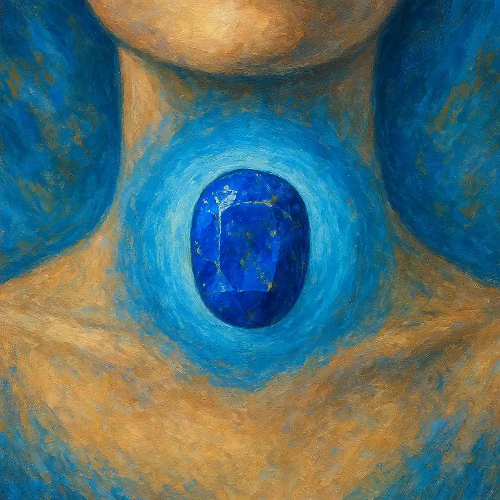 Lapis Lazuli To Align Throat Neck Chakras