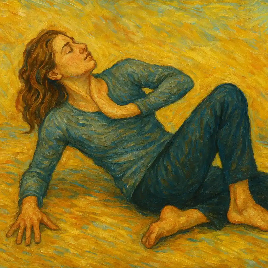 Relieve Pinched Nerve Neck Pain Naturally With Pose Twist Reclined