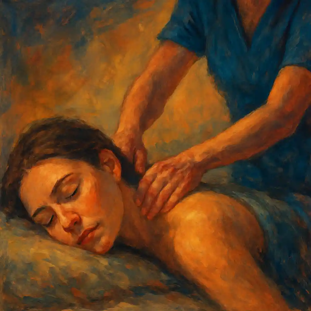 Total Tension Melt For Down Wind Evening Neck Shoulder
